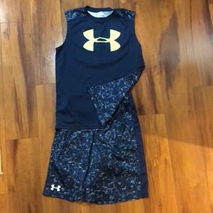 UA boys tank/shorts set